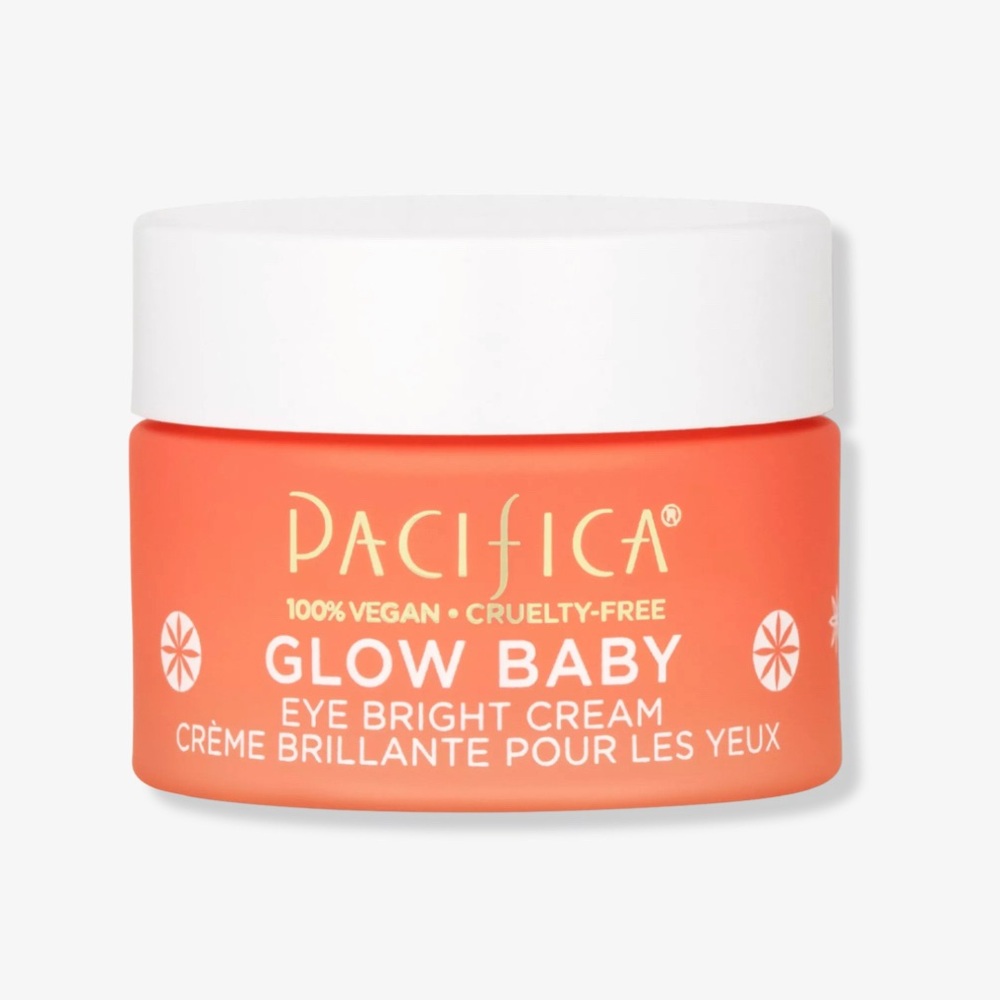 Pacifica Glow Baby | Eye Bright Cream | Vegan | Fragrance Free | Travel 3 Avail